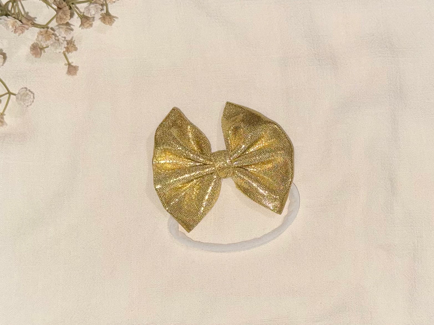 Golden Hour 3” Bow - Nylon 0-3m