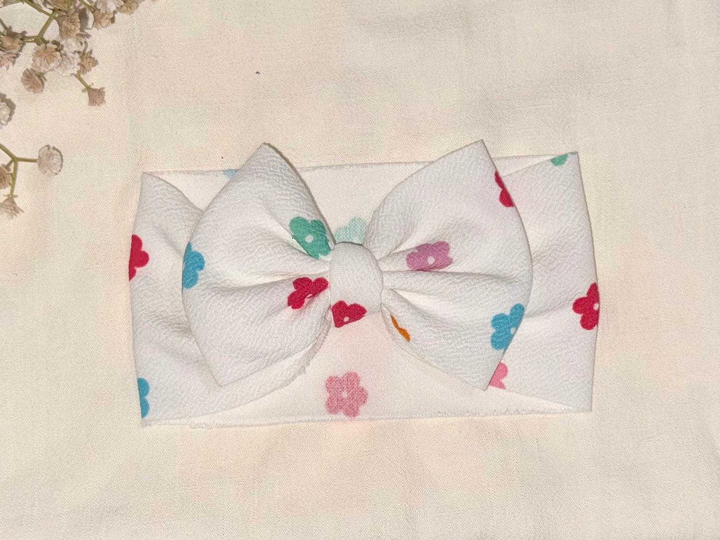 Petal Pop 4” Bow - Head Wrap 3-6 m