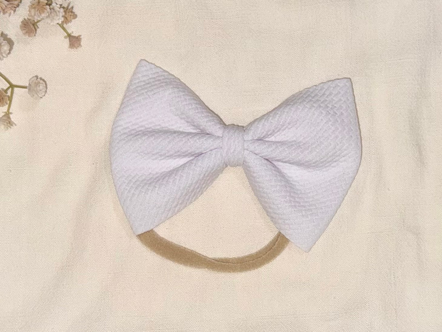 Timeless Babe 5” Bow - Nylon 3-12m