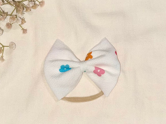 Petal Pop 4” Bow - Nylon 3-12m
