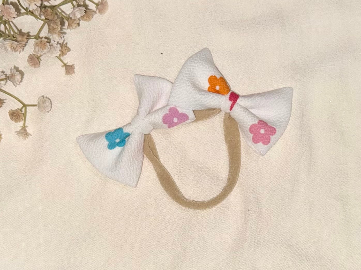 Petal Pop 2” Piggies - Nylon 3-12m