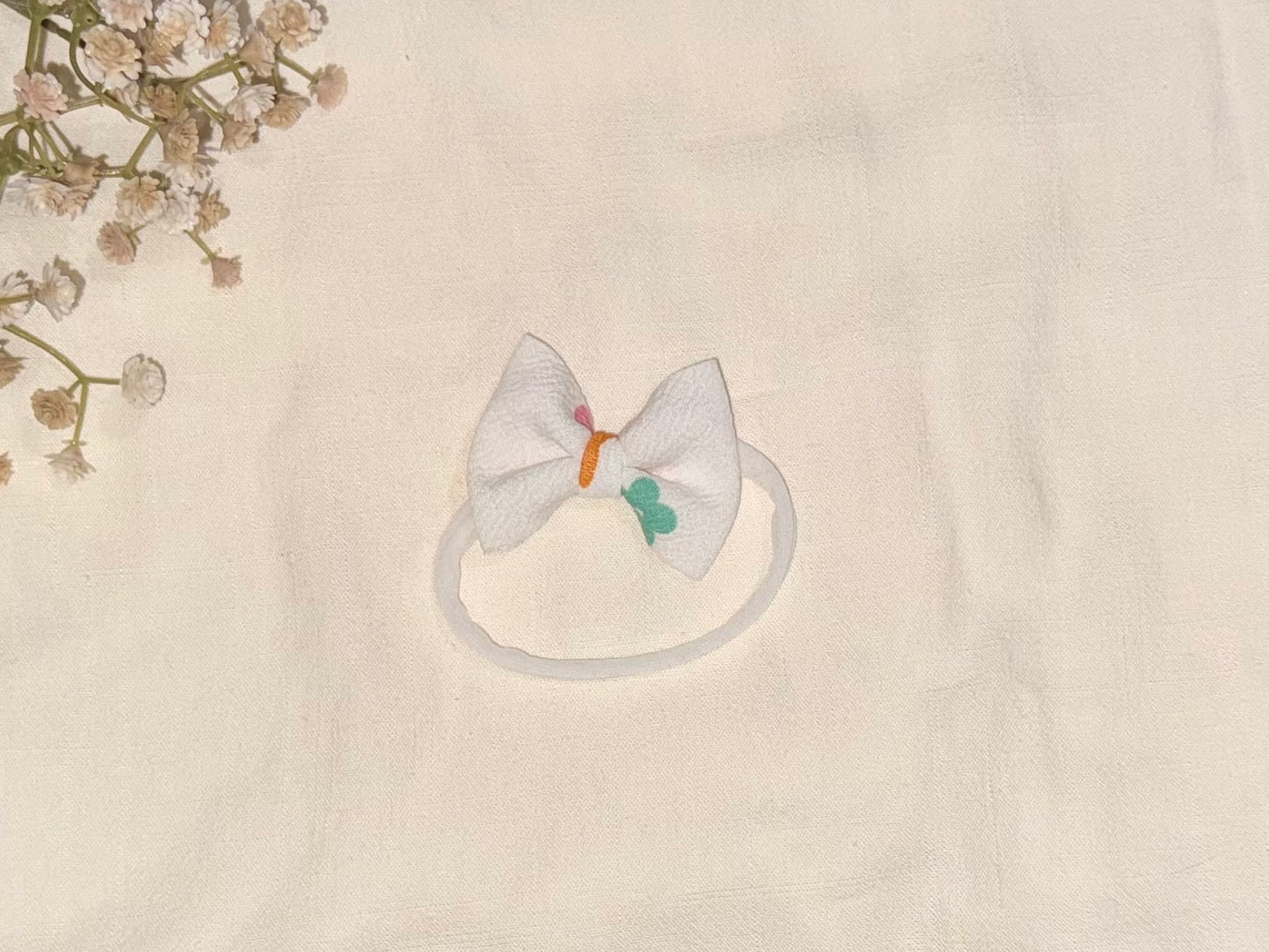 Petal Pop 1” Bow - Nylon 0-3m