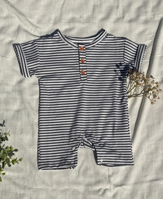 Classic Striped Romper