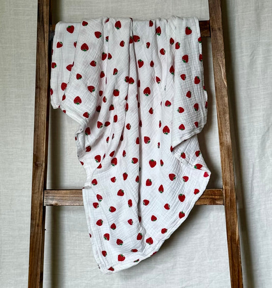 Strawberry Patch Blanket